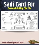 120 Screen Printing Shadi Card Design Bundle Premium CDR Pack - Image 27