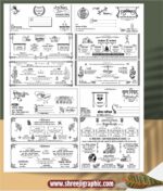 120 Screen Printing Shadi Card Design Bundle Premium CDR Pack - Image 10