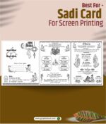 40 Premium Screen Printing Shadi Card Matter Templates CDR File - Image 8