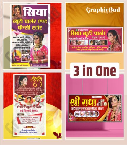 Beauty Parlour Banner Template Download