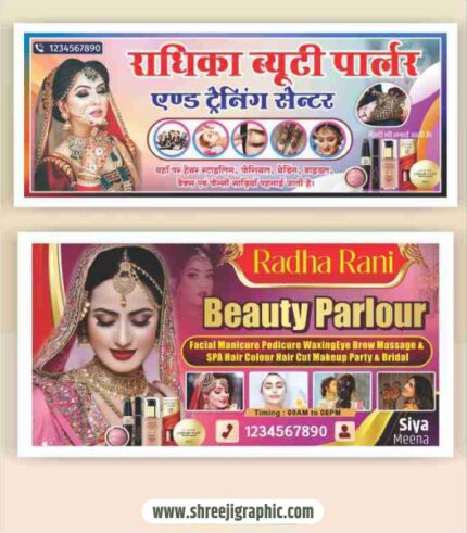 Beauty Parlour Banner Design